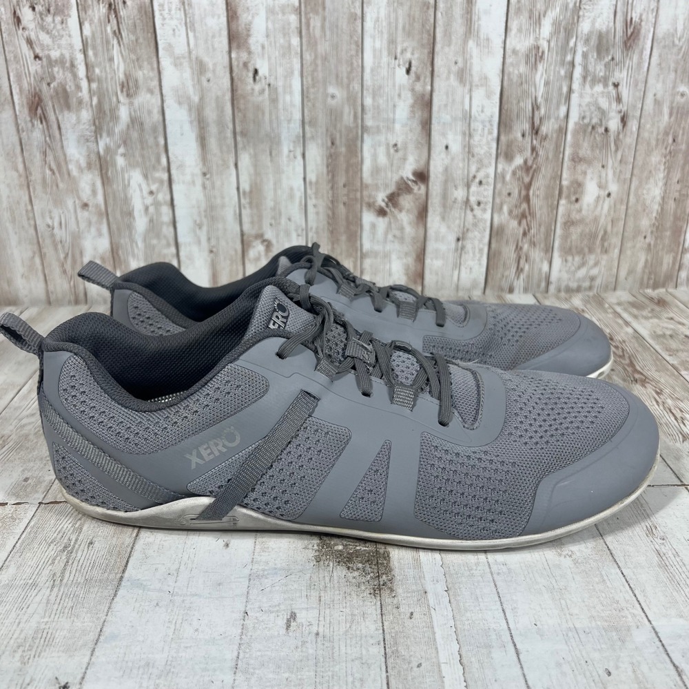 Xero Shoes Prio Neo Mens Barefoot Training Shoes Steel Gray XY12-04 Size 15